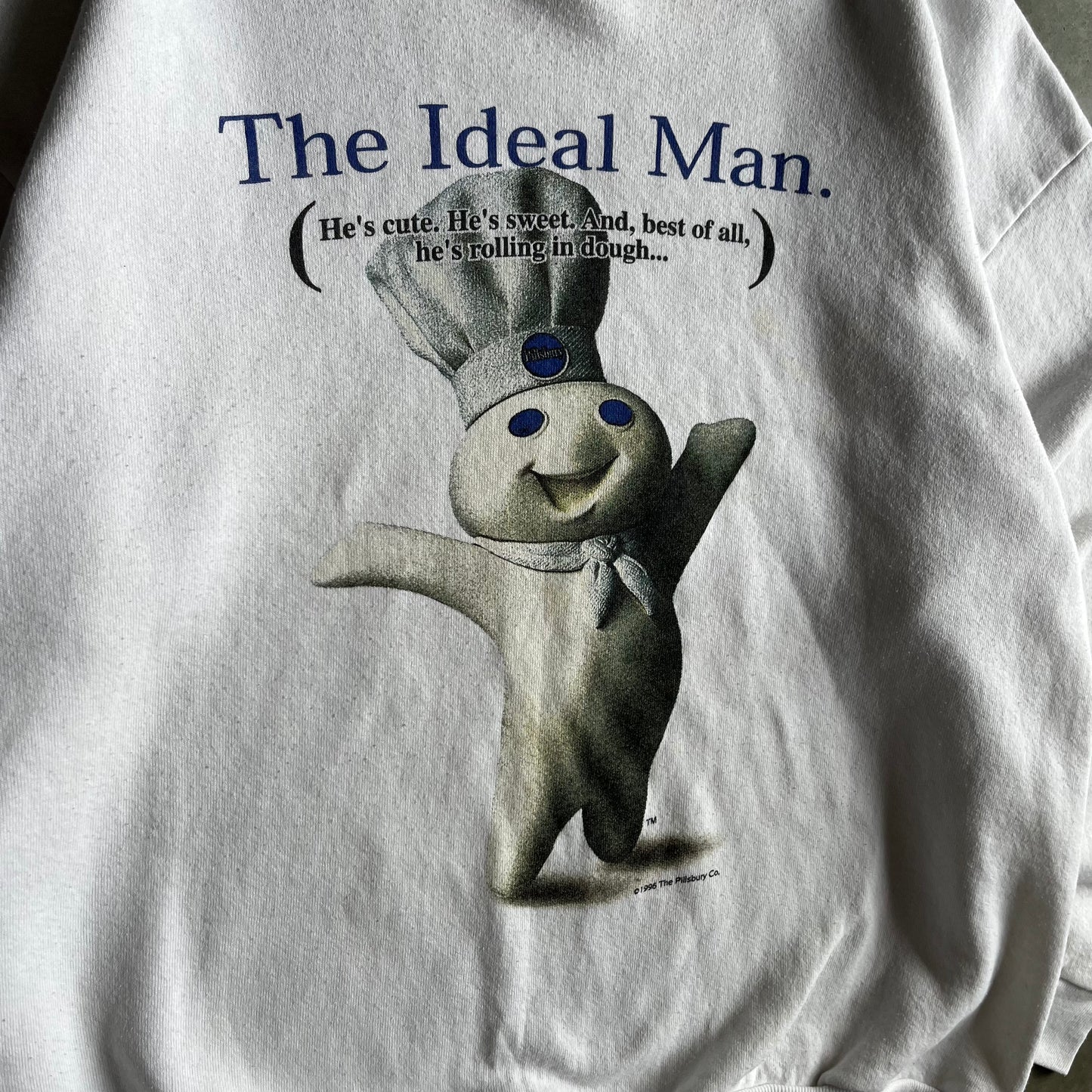 Vintage Pillsbury Doughboy ‘The Ideal Man’ Sweatshirt
