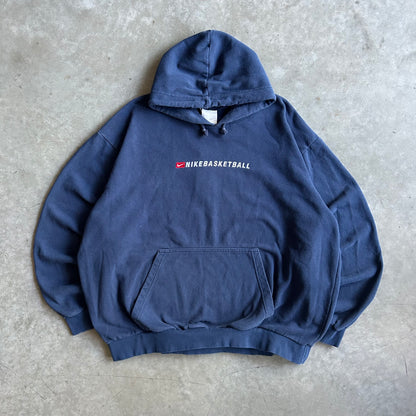 Vintage Nike Basketball Navy White & Red Hoodie