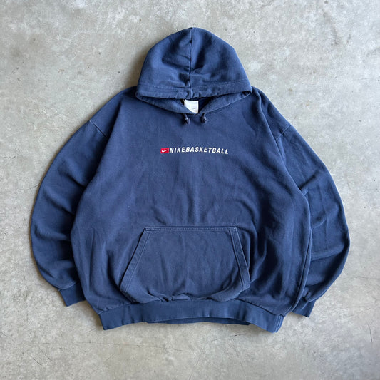Vintage Nike Basketball Navy White & Red Hoodie