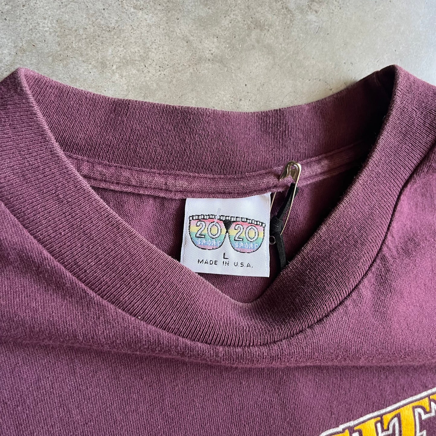 Vintage Maroon USC Trojans Spell-Out Tee