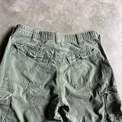 Vintage Mossimo Cargo Supply Green Cargo Shorts