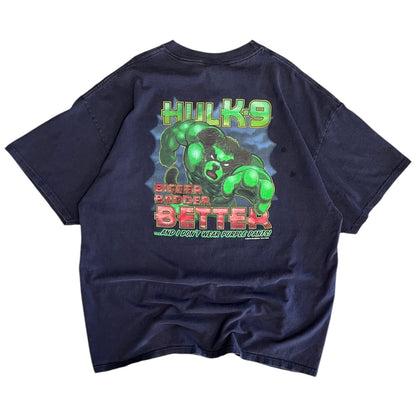 Vintage Big Dogs Incredible Hulk Rip T Shirt