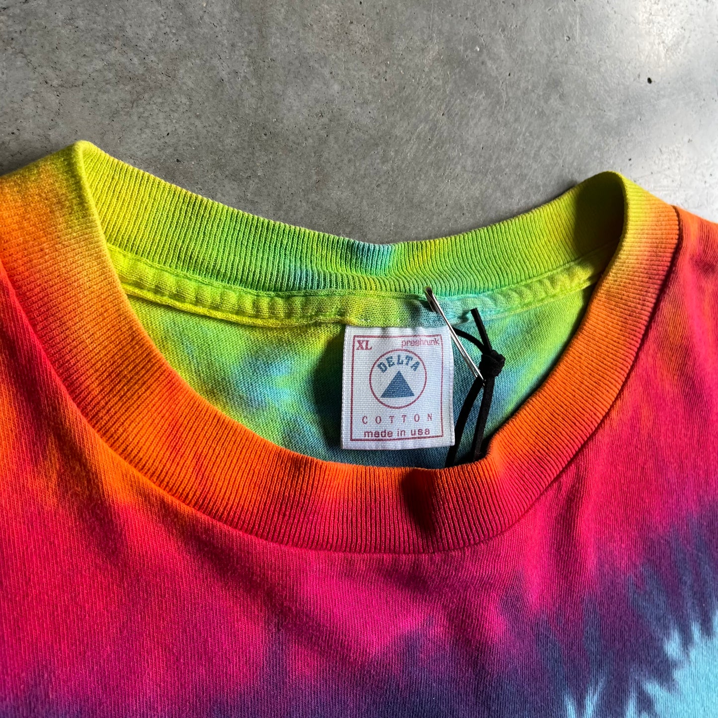 Vintage Grateful Dead Tie Dye Bear Steal Your Face T Shirt