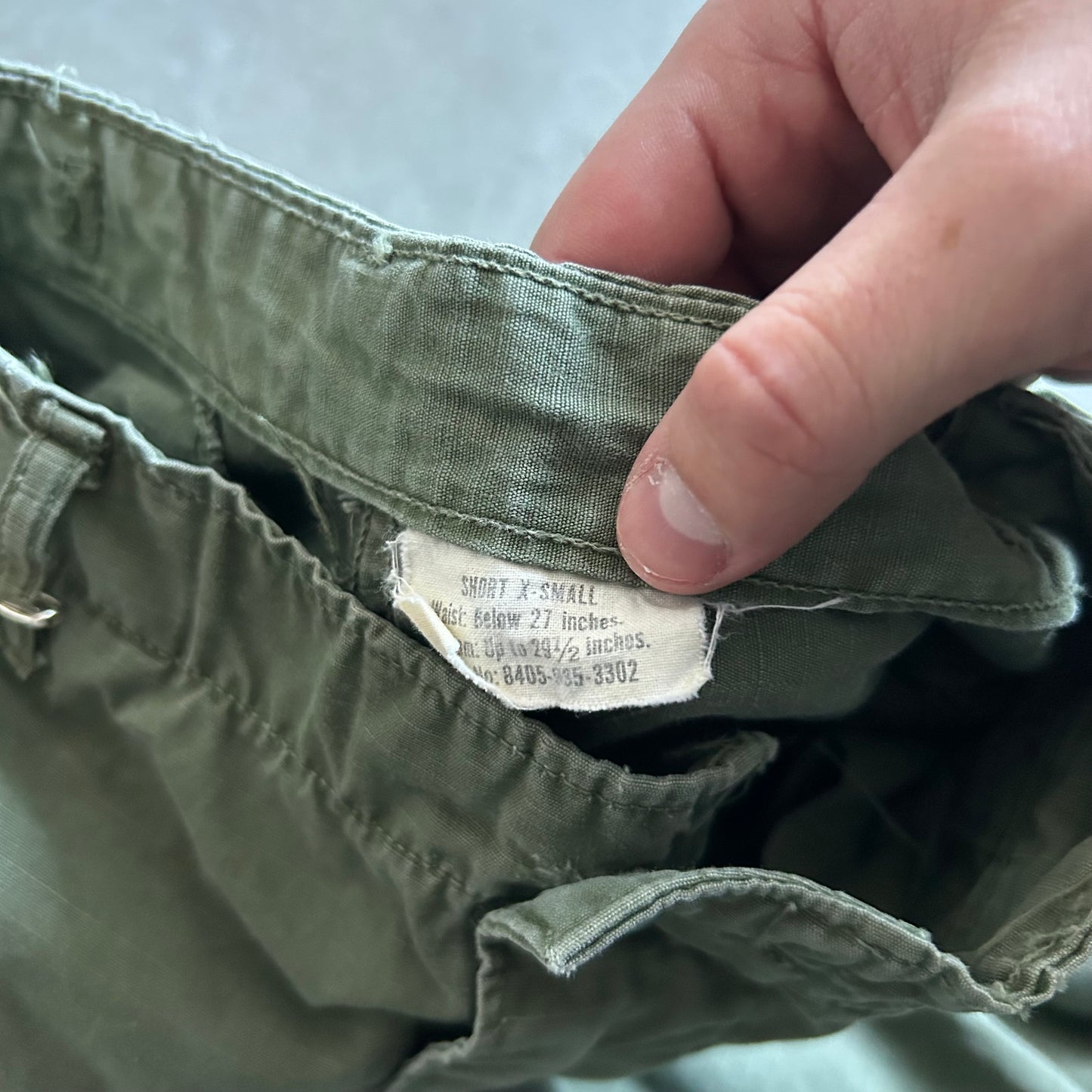 Vintage Military Green Cargo Pants