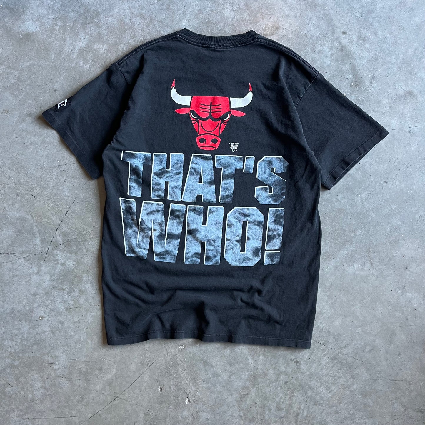 Vintage Starter Chicago Bulls Smoke Clears Tee