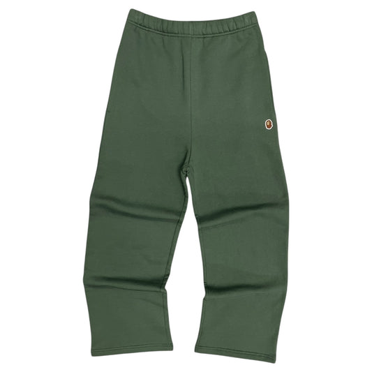 FW23 A Bathing Ape Woman’s Wide Leg Sweatpants Green