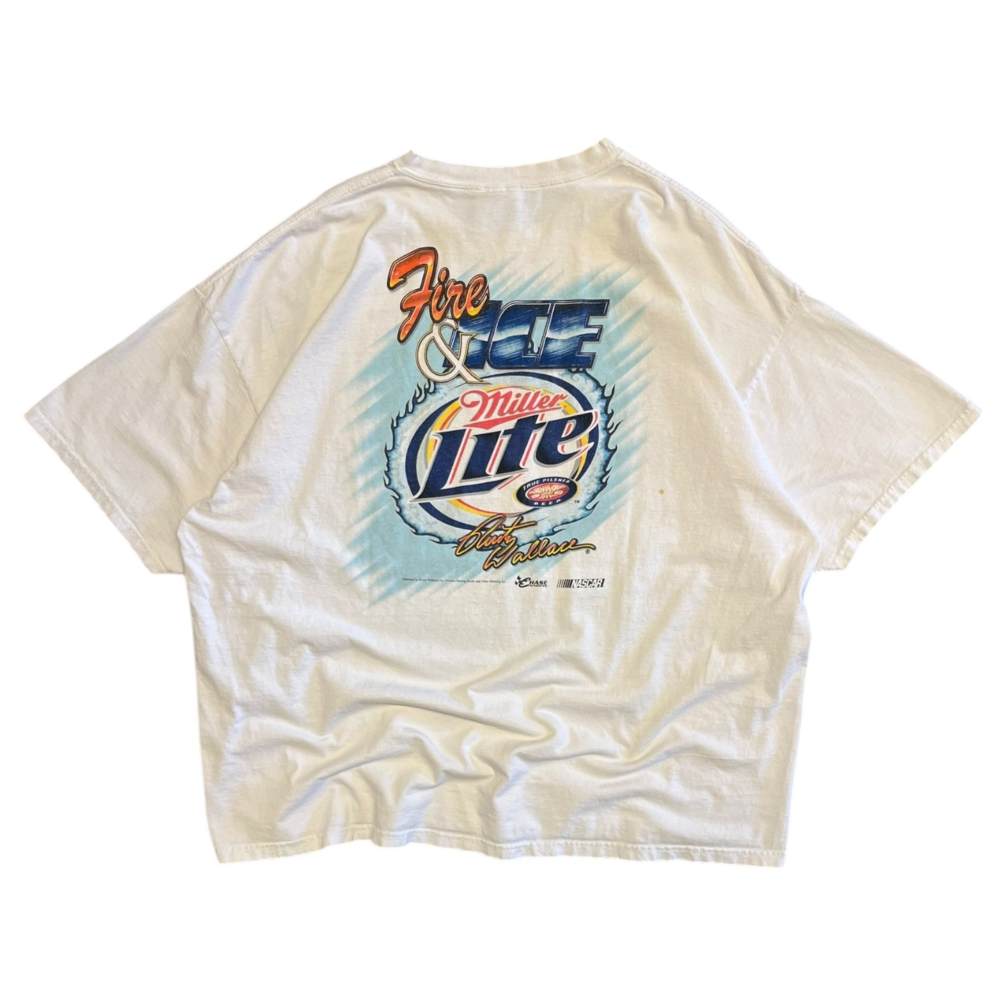 Vintage Rusty Wallace Fire & Ice NASCAR Tee