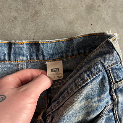 Vintage Women’s Levi’s L2 Piped Thrashed Skater Jeans