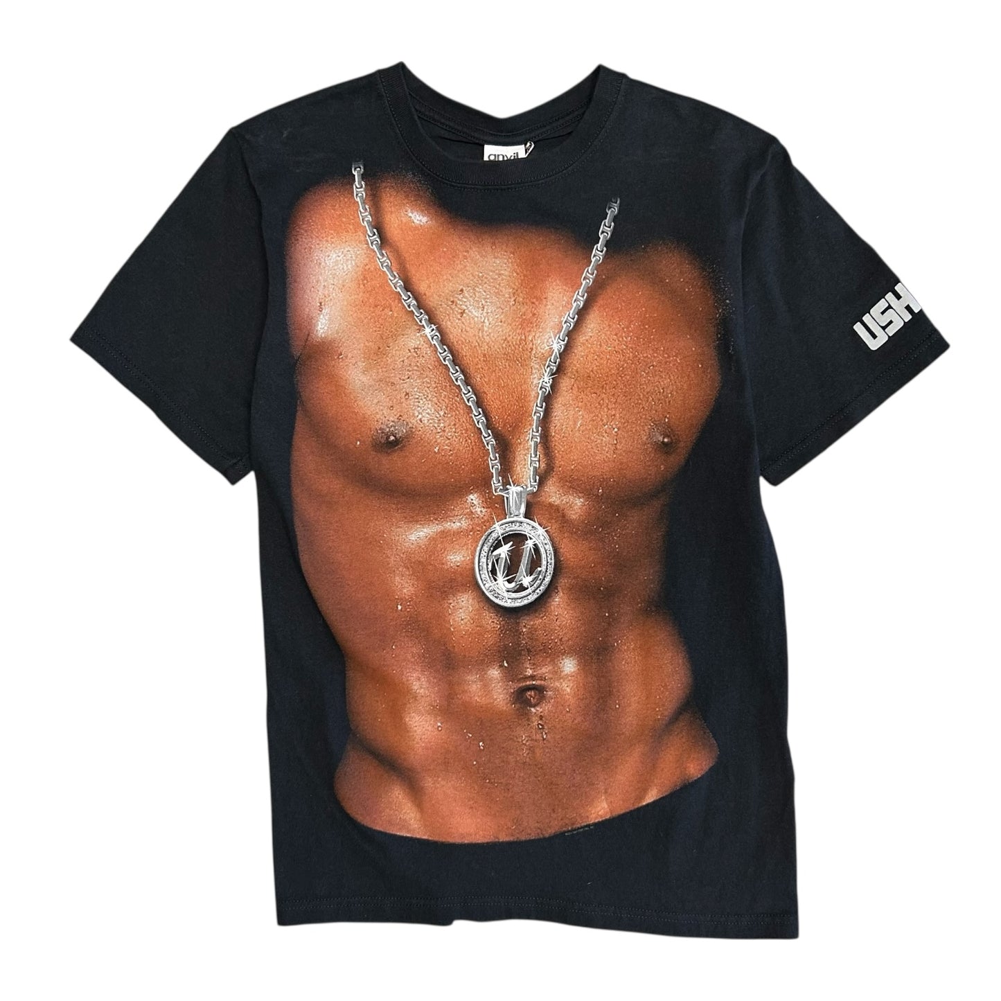Vintage Usher Full Torso & Chain Print Tee