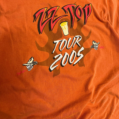 Y2K 2005 ZZ Top Summer Tour Tee