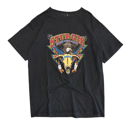 Vintage ‘01 Sturgis Black Hills Rally Eagle & Skull Tee
