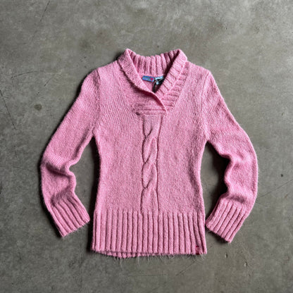 Women’s Y2K Mudd Baby Pink Sweater