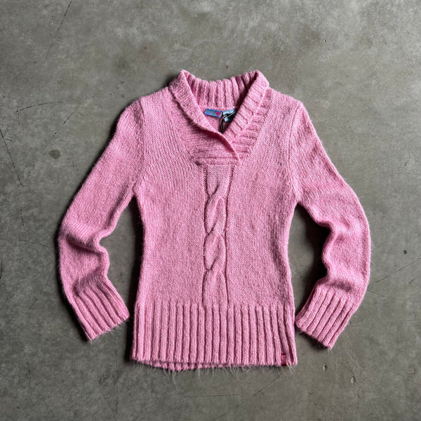 Women’s Y2K Mudd Baby Pink Sweater