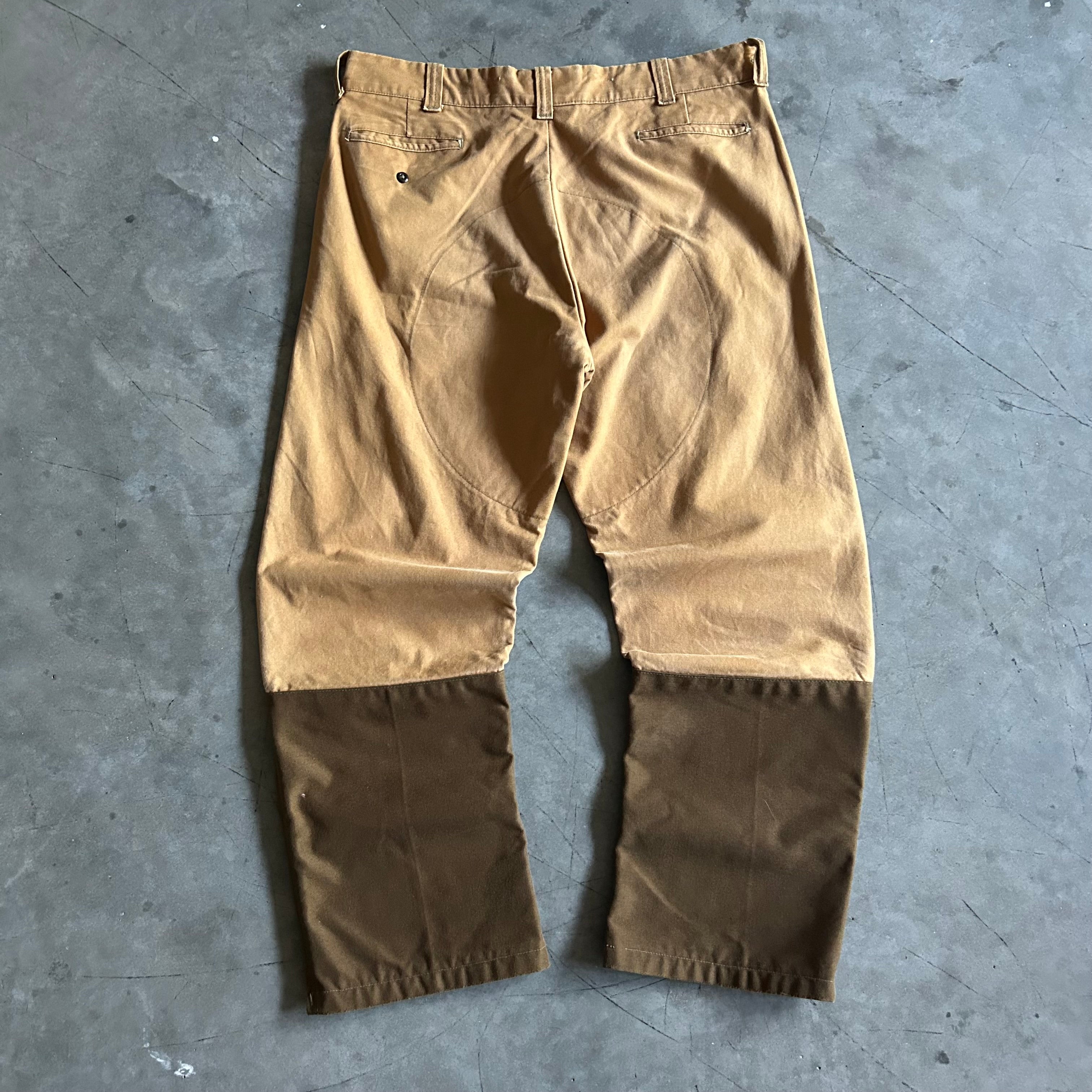 Y2K Duxbak Tan & Olive Double Leg Pants – Goldeneye Curations