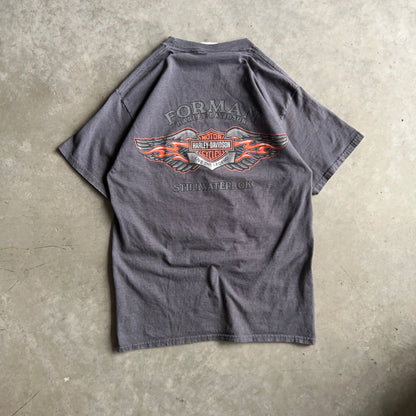 Harley Davidson Full Service Garage Pin Up Girl Tee