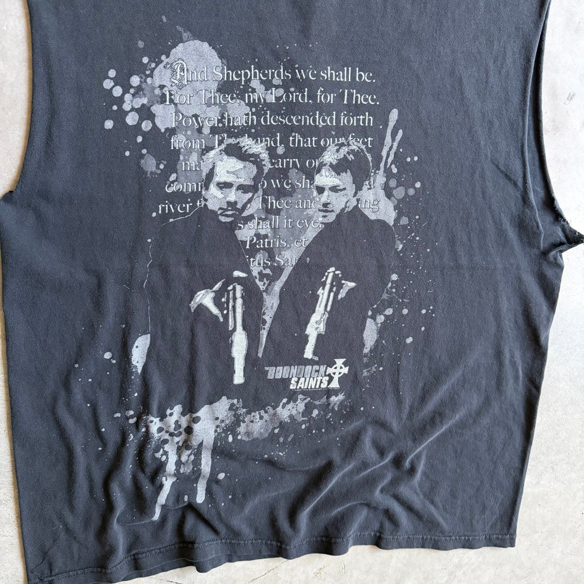 Vintage Boondock Saints Bible Verse Portrait Tee