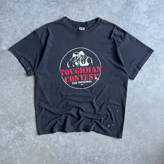 Vintage Toughman Contest Paint Splatter Tee