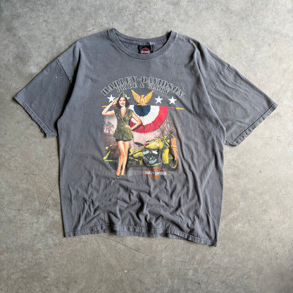 Vintage Harley Davidson “Pride & Glory” Military Motorcycle Tee