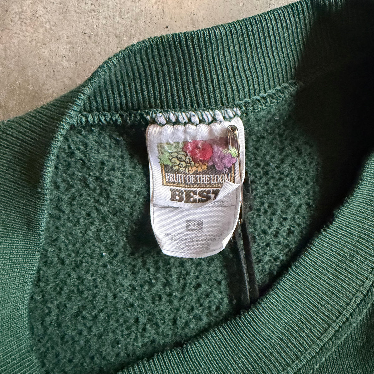 Vintage Green Bay Packers Faded Big Spell-Out Logo Green Sweatshirt