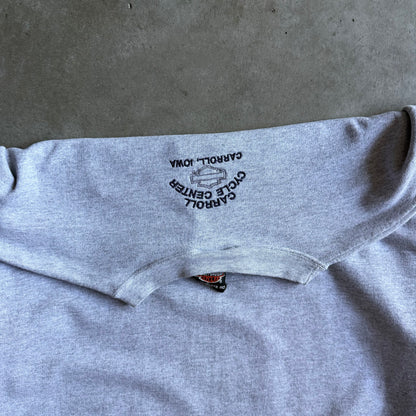Vintage Carroll Harley Davidson Cobalt Shield Grey Sweatshirt