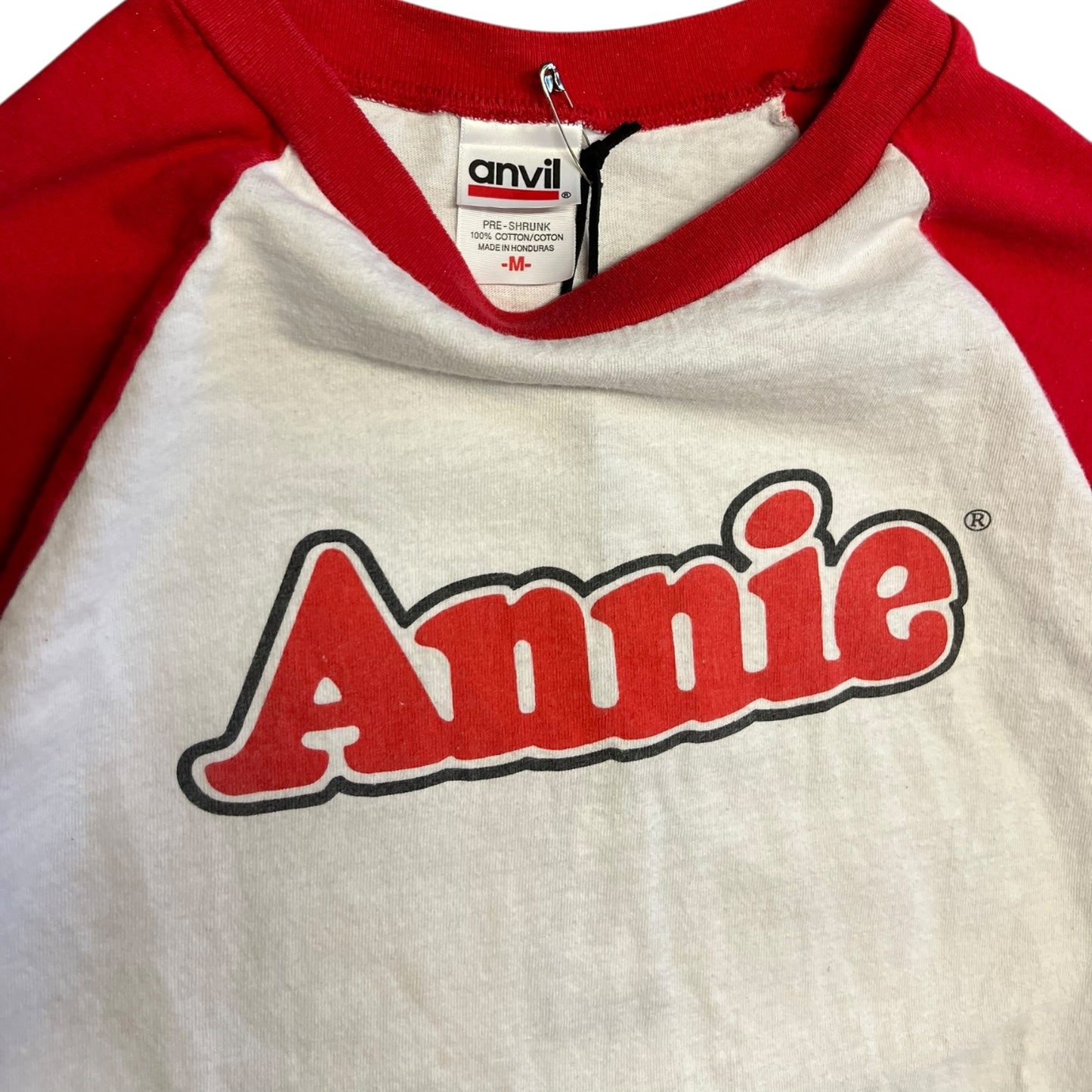 Vintage Annie Comic Baseball Tee