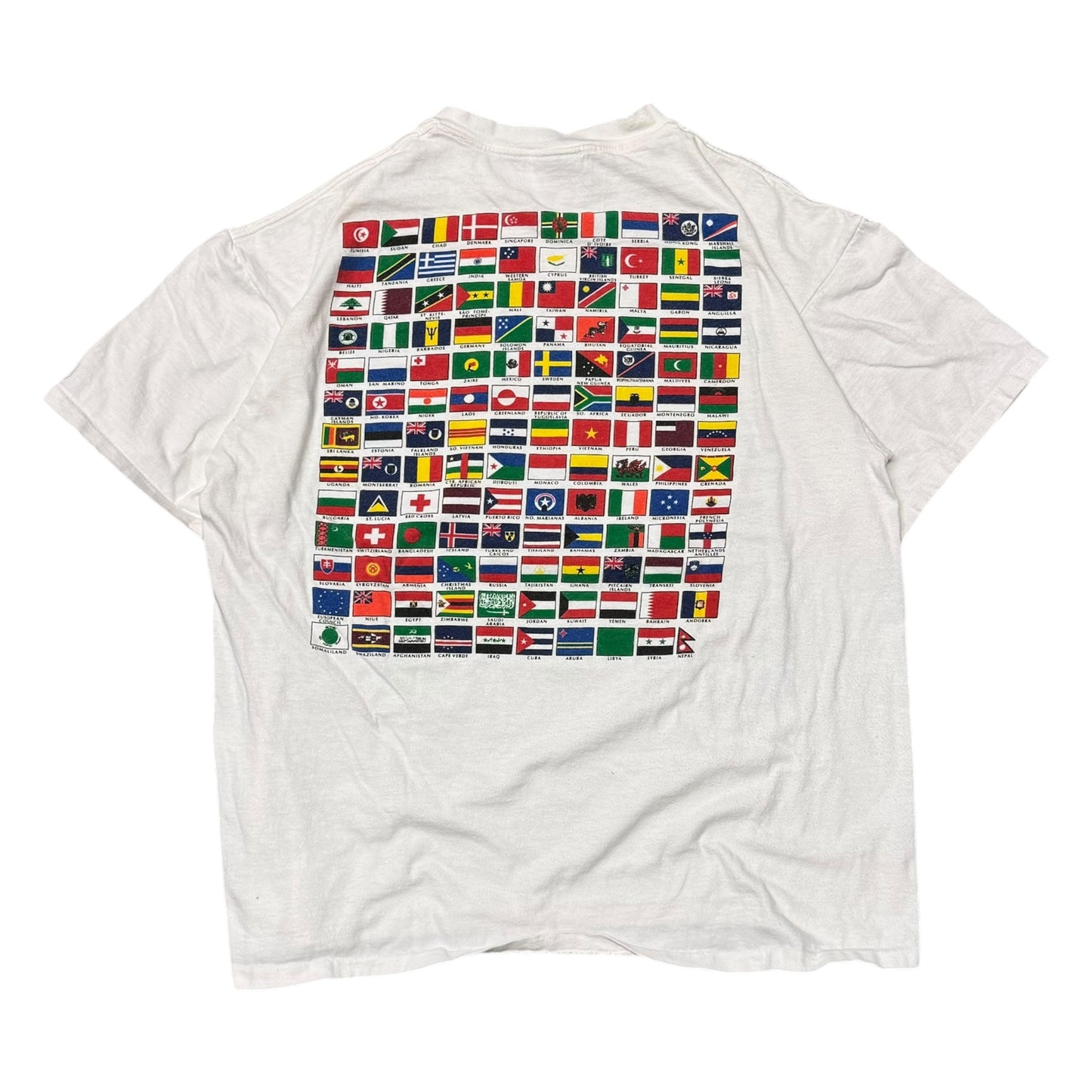 Vintage “Rensselaer Is International” Flags Tee