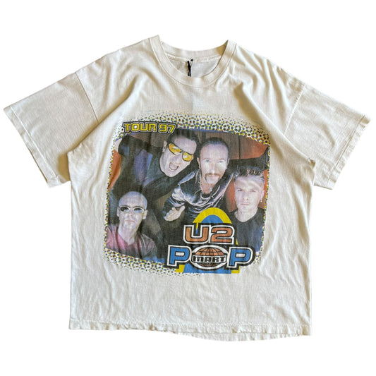 Vintage 1997 U2 Pop Mart Tour T Shirt