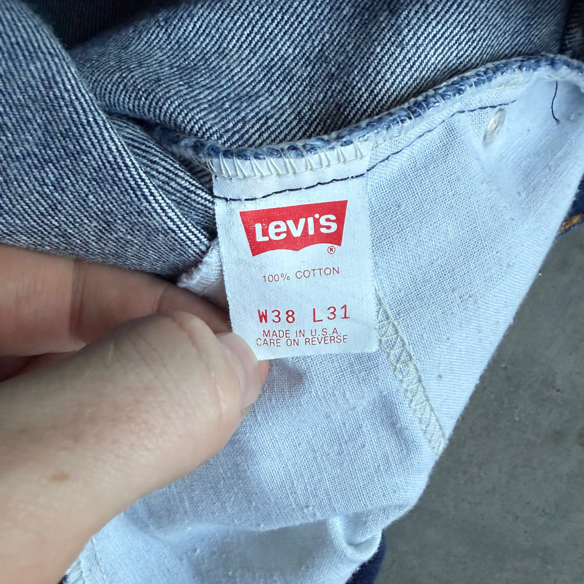 Vintage Levi’s 517 Bootcut Orange Tab Dark Wash Jeans