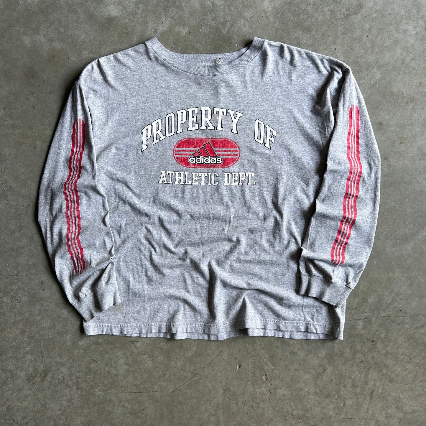 Y2K Adidas Athletic Dept. Striped Longsleeve