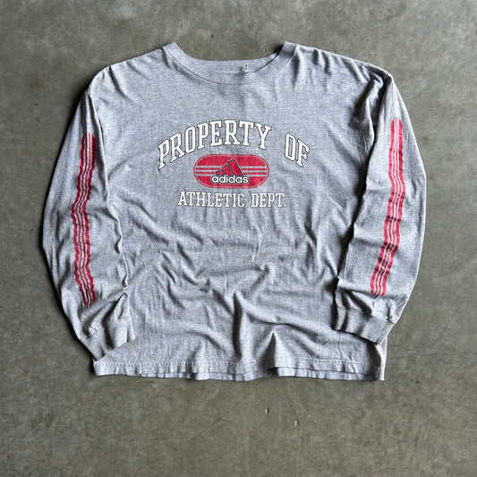 Y2K Adidas Athletic Dept. Striped Longsleeve
