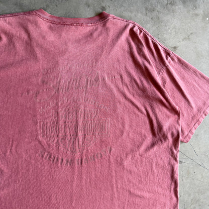 Vintage Harley Davidson Embossed Live to Ride Eagle Overdyed Tee