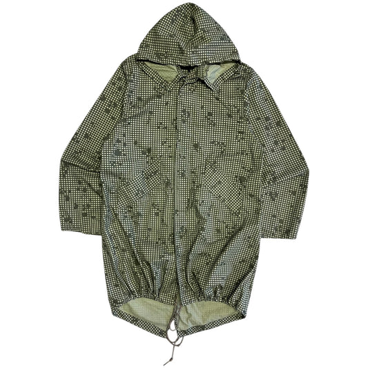 Vintage Military Night Camo Fishtail Parka