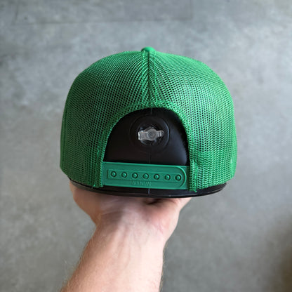 Vintage Green & Yellow ‘W’ Mesh Trucker Hat