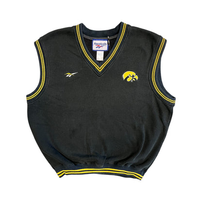 Vintage Reebok Iowa Hawkeyes Sweater Vest