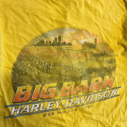Y2K Work Sucks Yellow Harley Davidson Tee