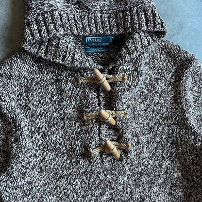 Vintage Polo Ralph Lauren Toggle Knit Hoodie