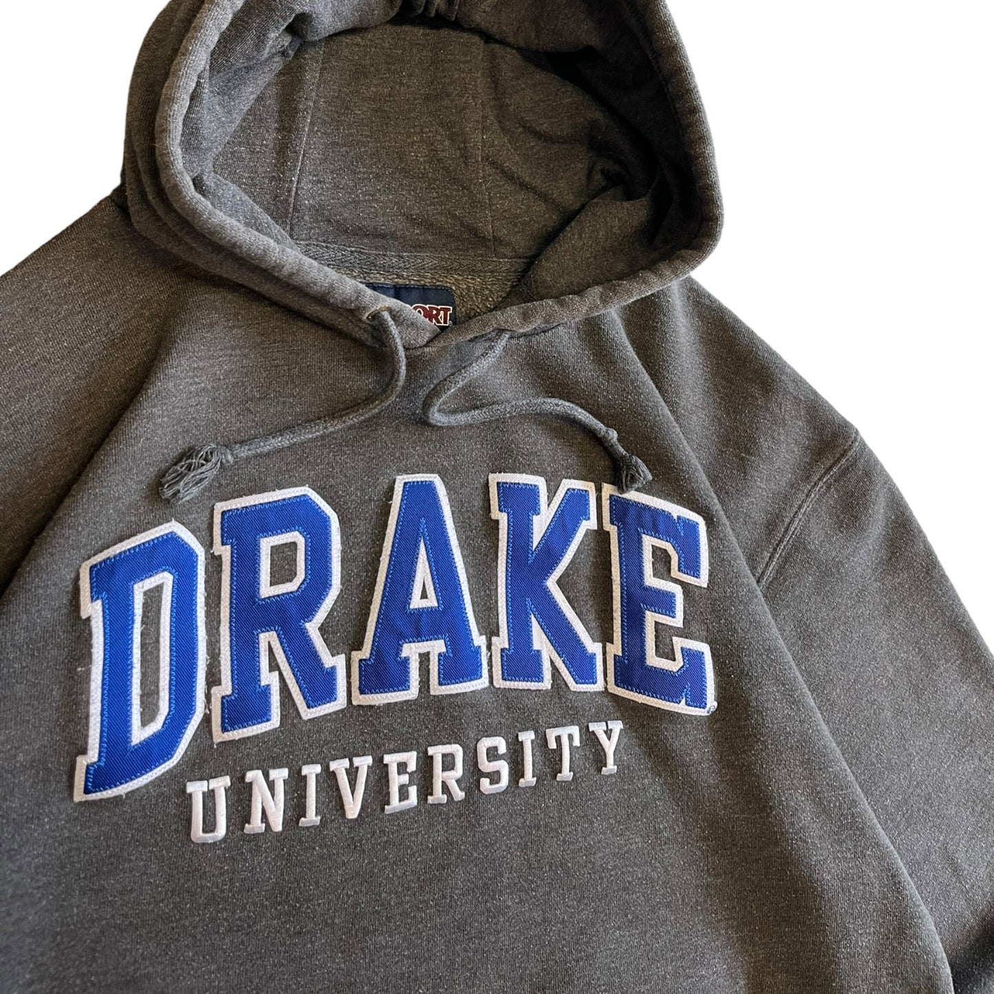 Y2K Jansport Drake University Spell Out Hoodie