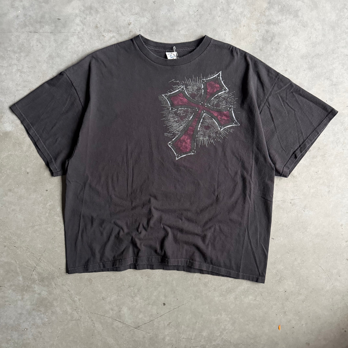 Y2K Kerusso Jesus Tee Affliction Style T Shirt