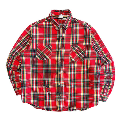 Vintage Big Mac Plaid Scarecrow Flannel Shirt