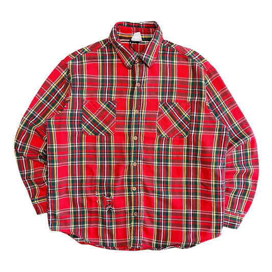 Vintage Big Mac Plaid Scarecrow Flannel Shirt