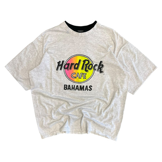 Vintage Hard Rock Cafe Bahamas Neon Double Layer Tee