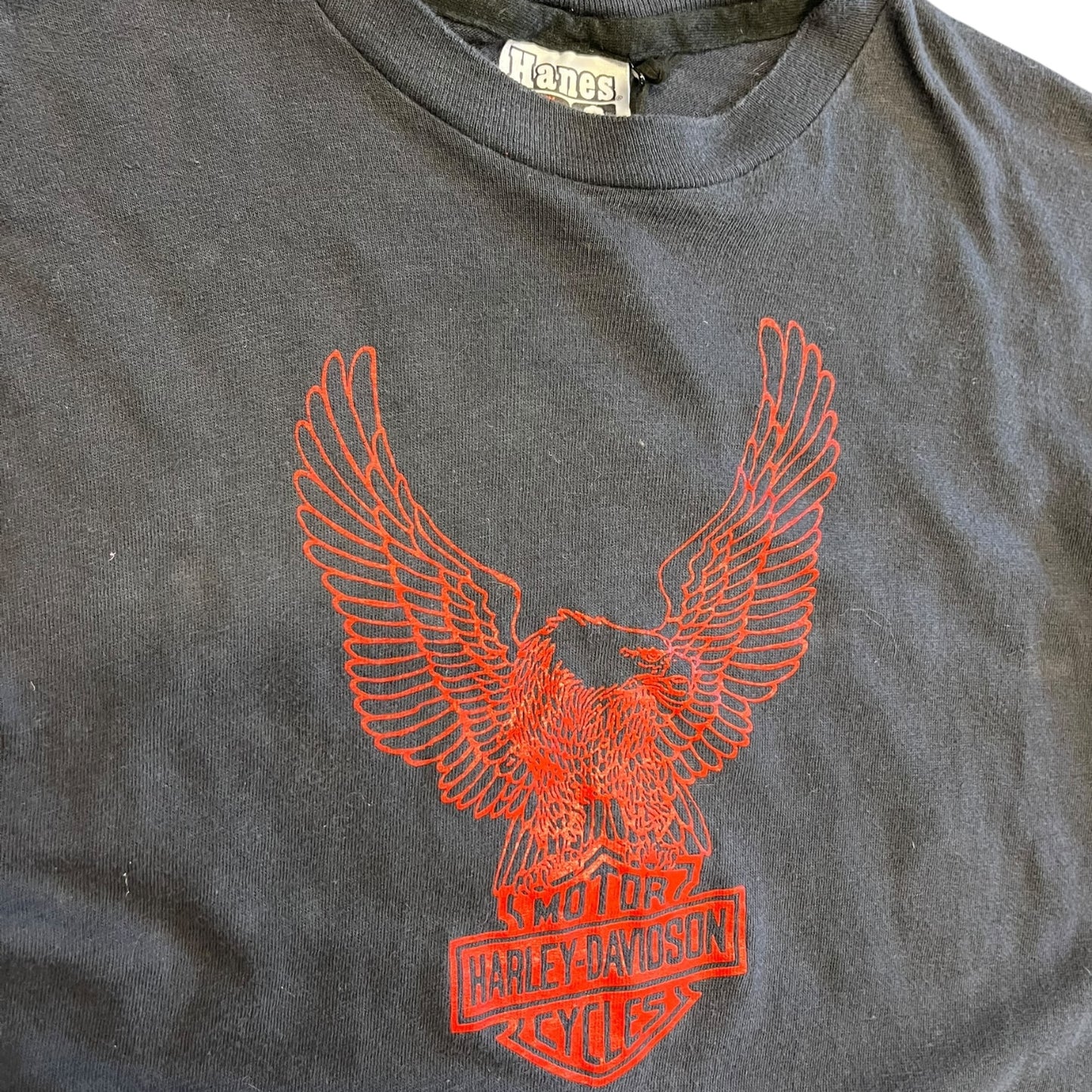 Vintage 70s Harley Davidson Eagle Emblem Tee