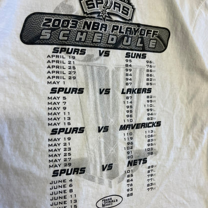 Y2K ‘03 San Antonio Spurs NBA Champions Tee