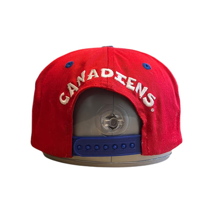 Vintage Taz Canadiens Red Snapback Hat