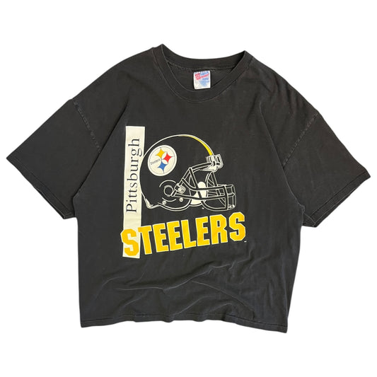 Vintage Pittsburgh Steelers Helmet Graphic Tee