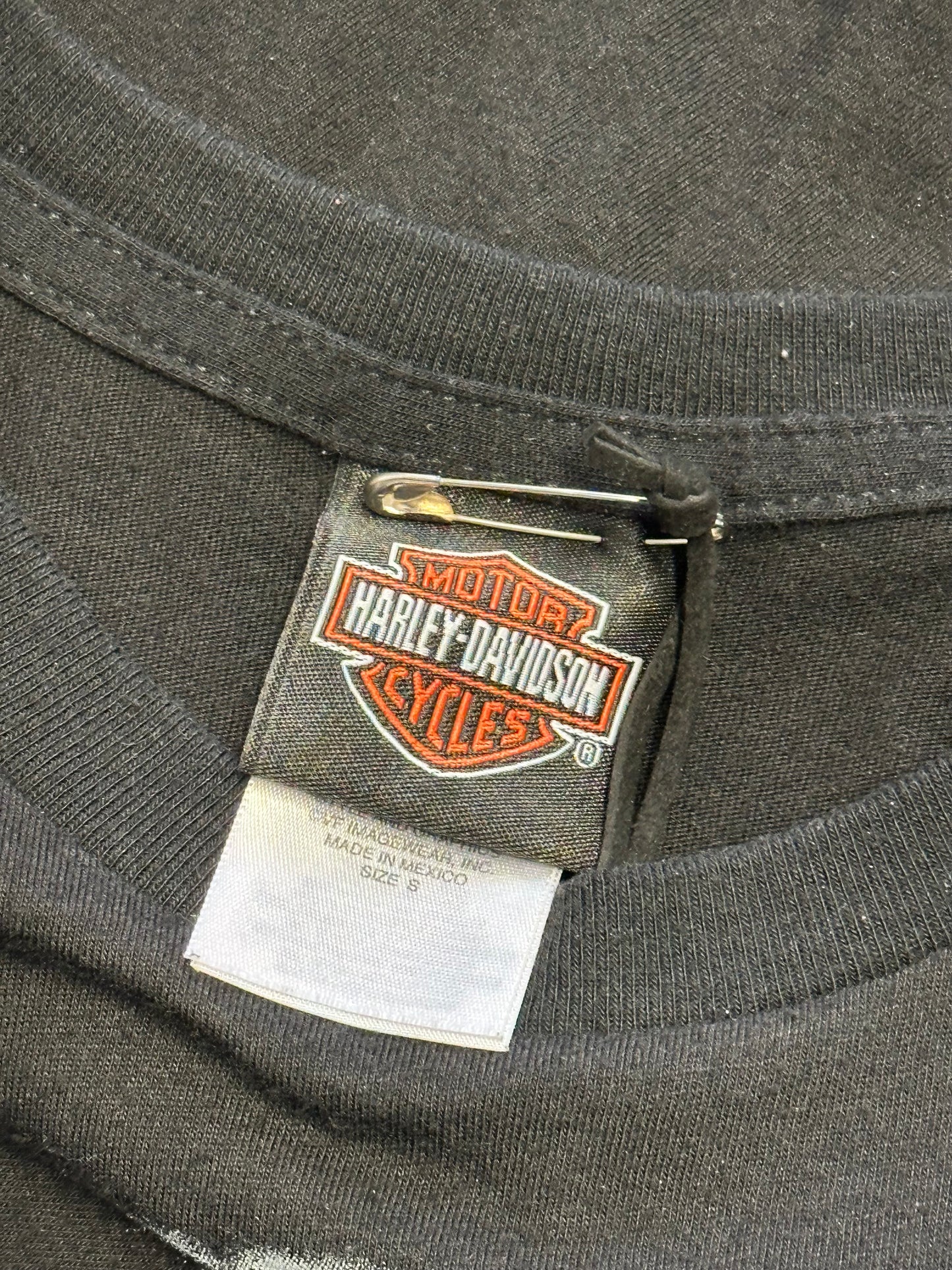 Women’s Harley Davidson Black Skull T Shirt