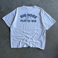 Y2K Big Dogs Chest Corner Logo Tee