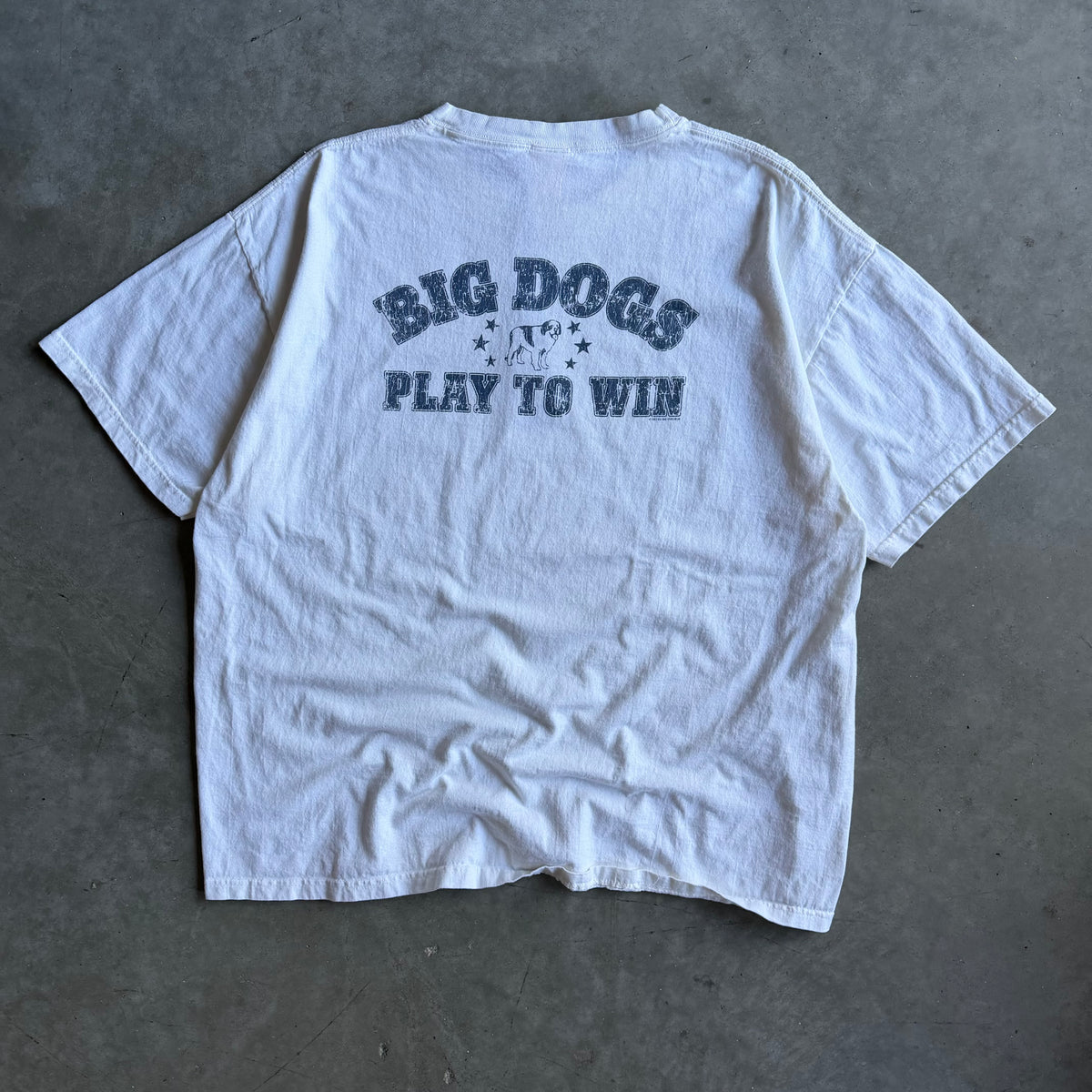 Y2K Big Dogs Chest Corner Logo Tee
