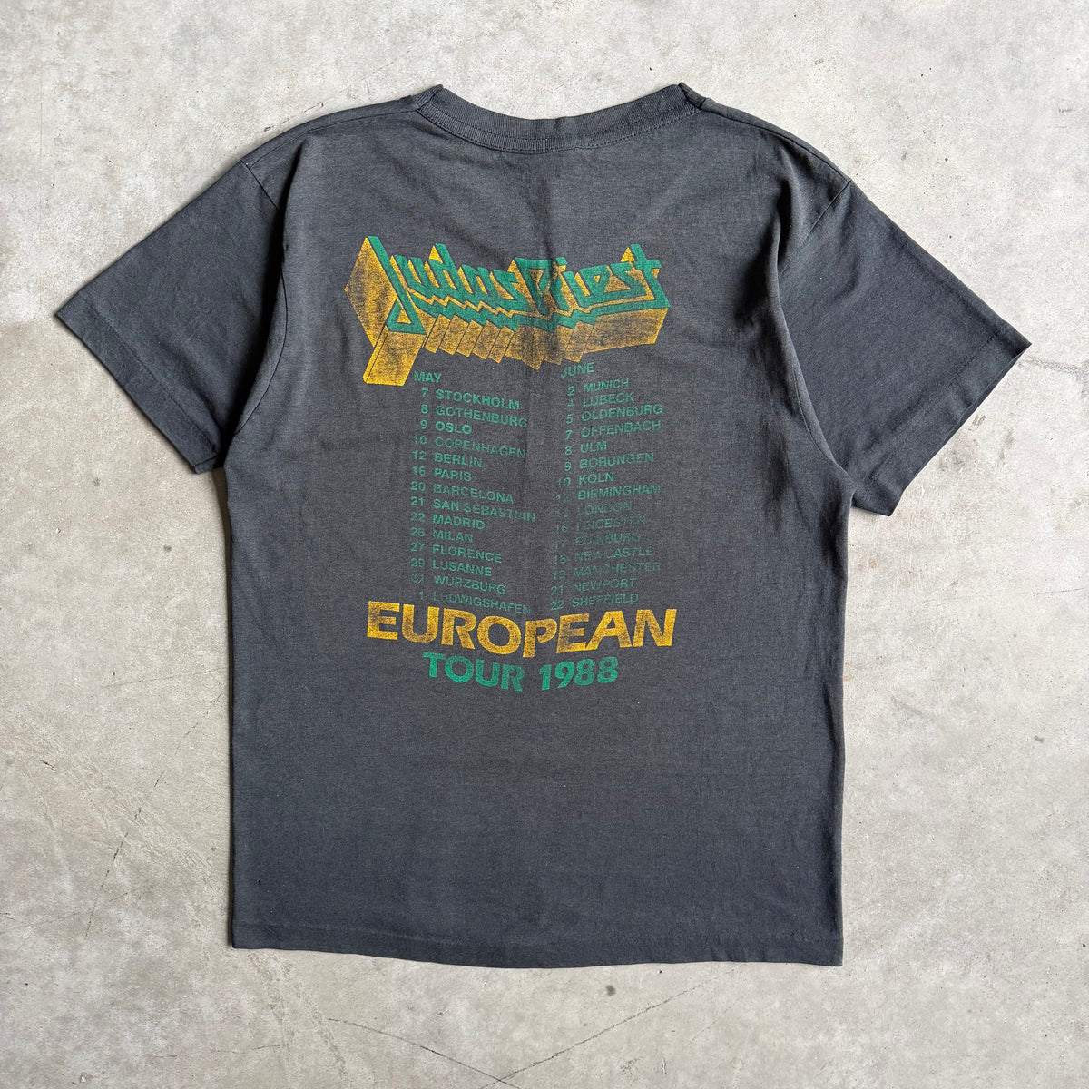 Vintage Judas Priest ‘Ram It Down’ European Tour 1988 T Shirt