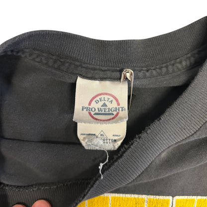 Vintage Hawkeyes Football Helmet & Spellout Tee